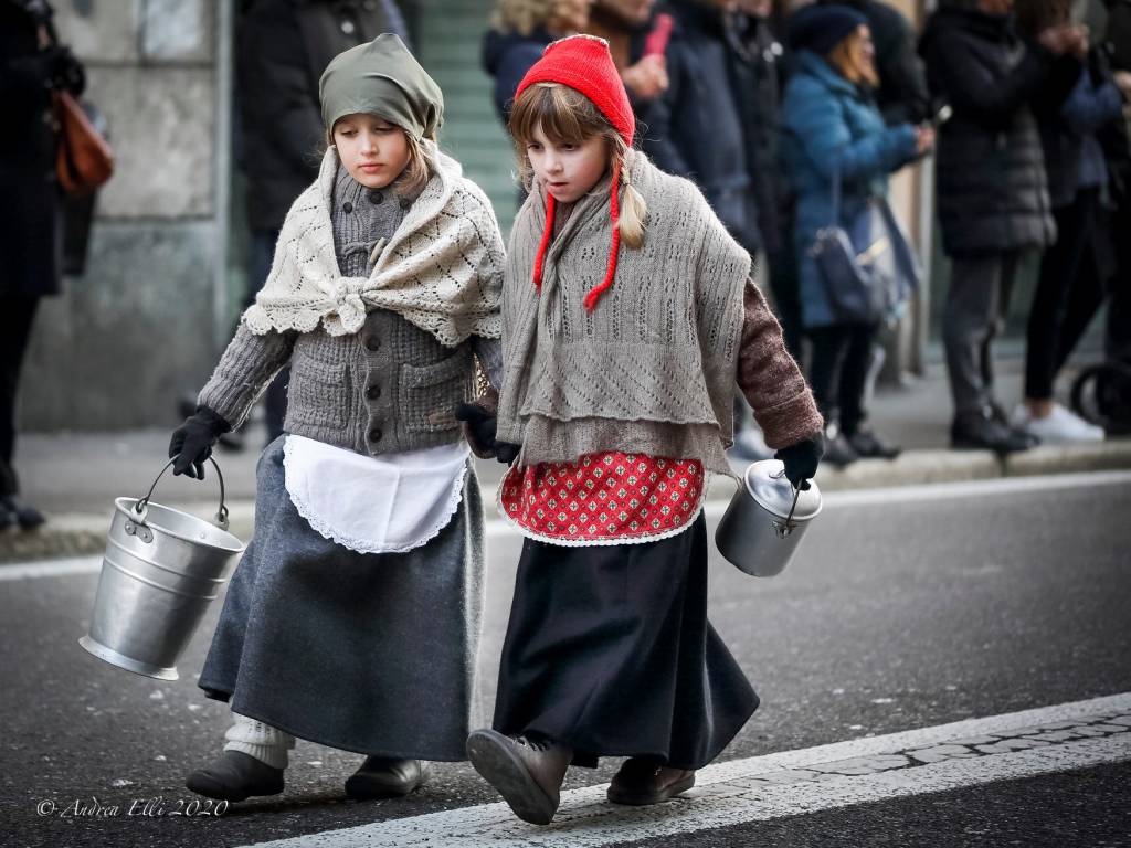 I volti alla rievocazione storica di Sant'Antonio (foto di Andrea Elli)