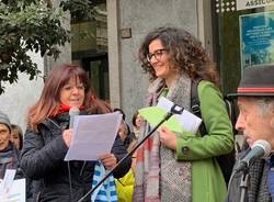 Le sardine in piazza a Varese