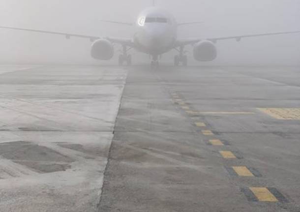 Nebbia a Malpensa