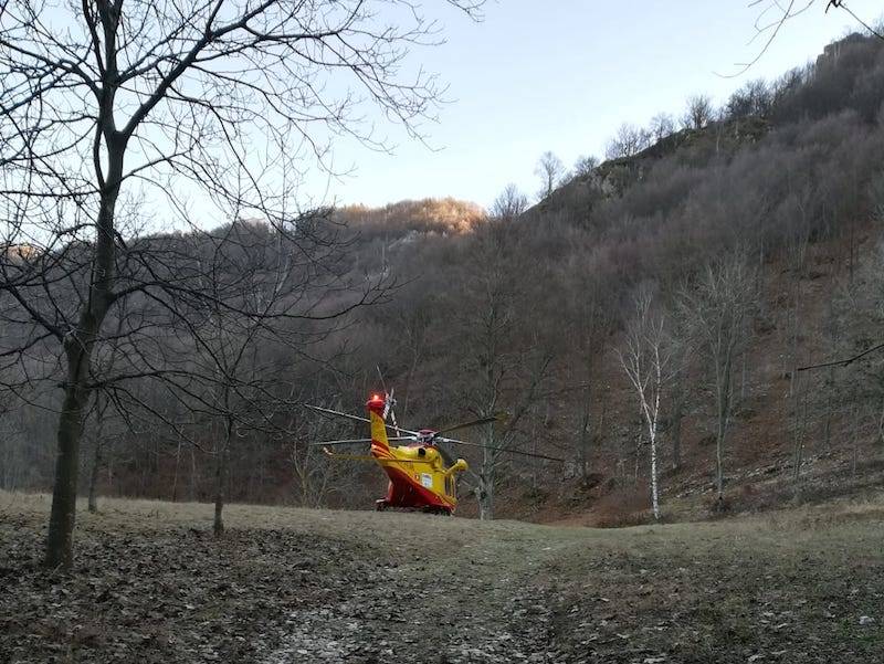 Soccorso donna Castelveccana rifugio Adamoli