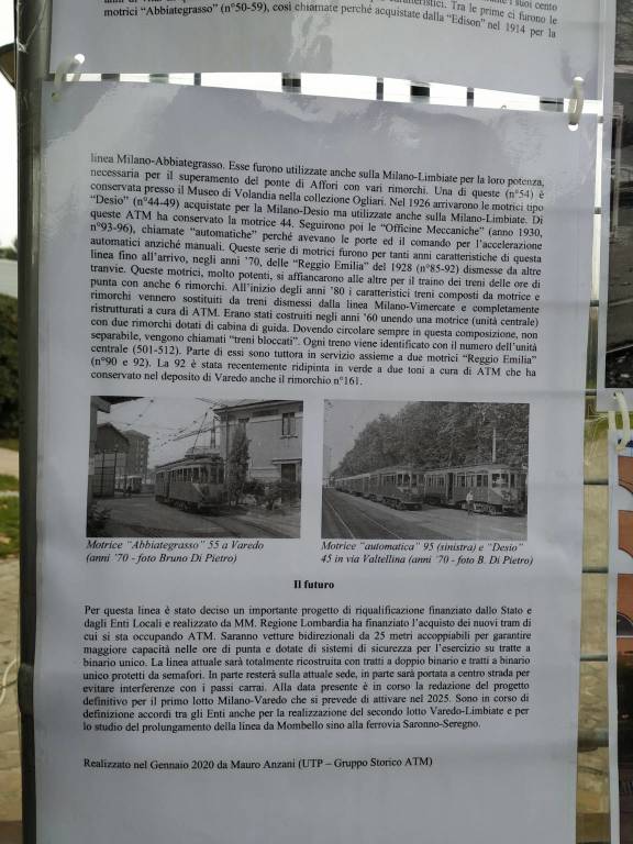 100 anni del tram a Limbiate 