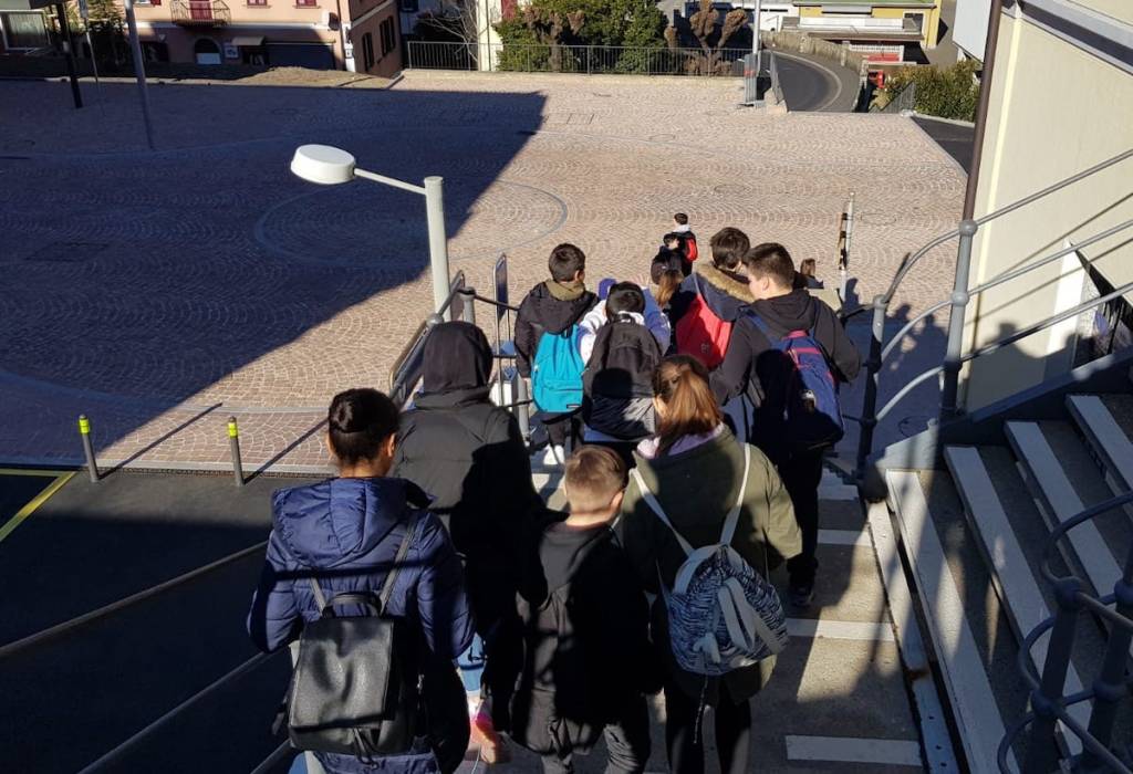 Maccagno - Prima media sul Treno scuola