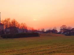 Magico tramonto a Casciago (foto di Clara Comolli)