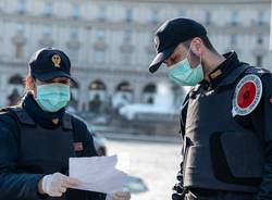 polizia controllo coronavirus