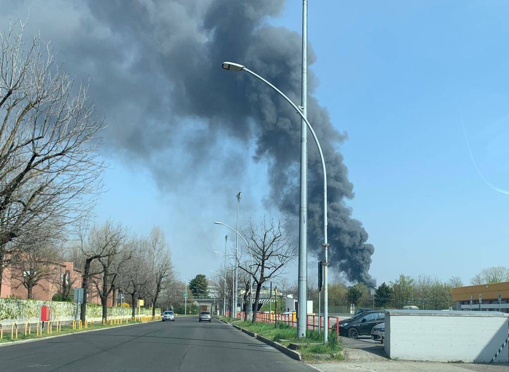 Incendio a Gallarate