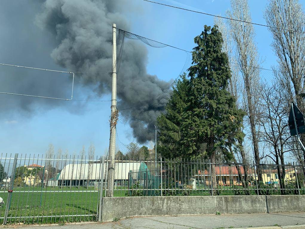 Incendio a Gallarate