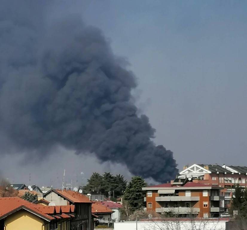 Incendio gallarate