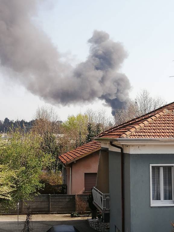 Incendio Gallarate