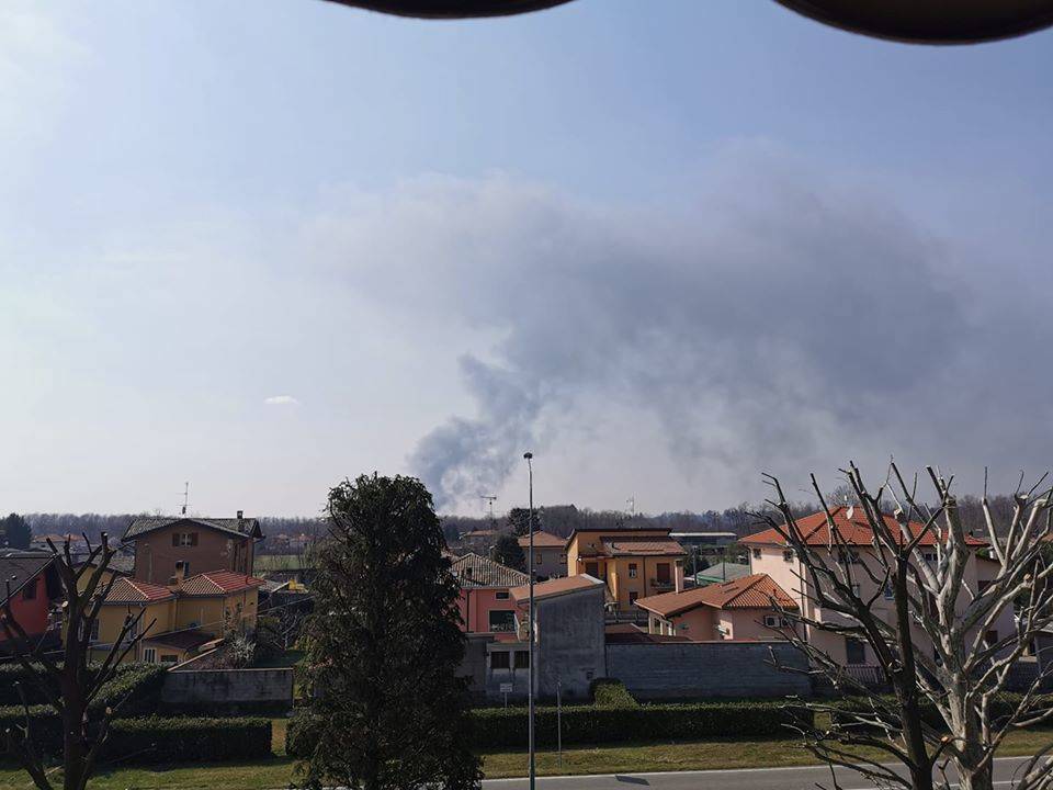 Incendio Gallarate