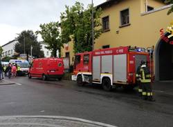 Vigili del Fuoco al lavoro nella fonderia di viale Belforte