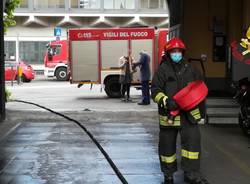 Vigili del Fuoco al lavoro nella fonderia di viale Belforte