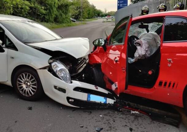 incidente a San Vittore Olona 5 maggio