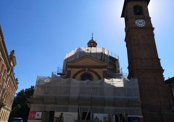 Facciata della Basilica liberata dal ponteggio