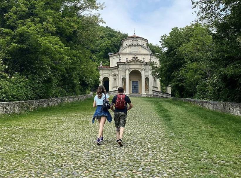 Francesca Ferragni al sacro Monte