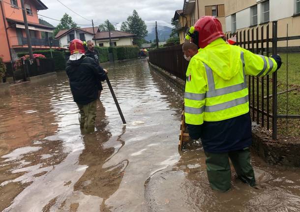 Laveno, l’allagamento al Molinetto