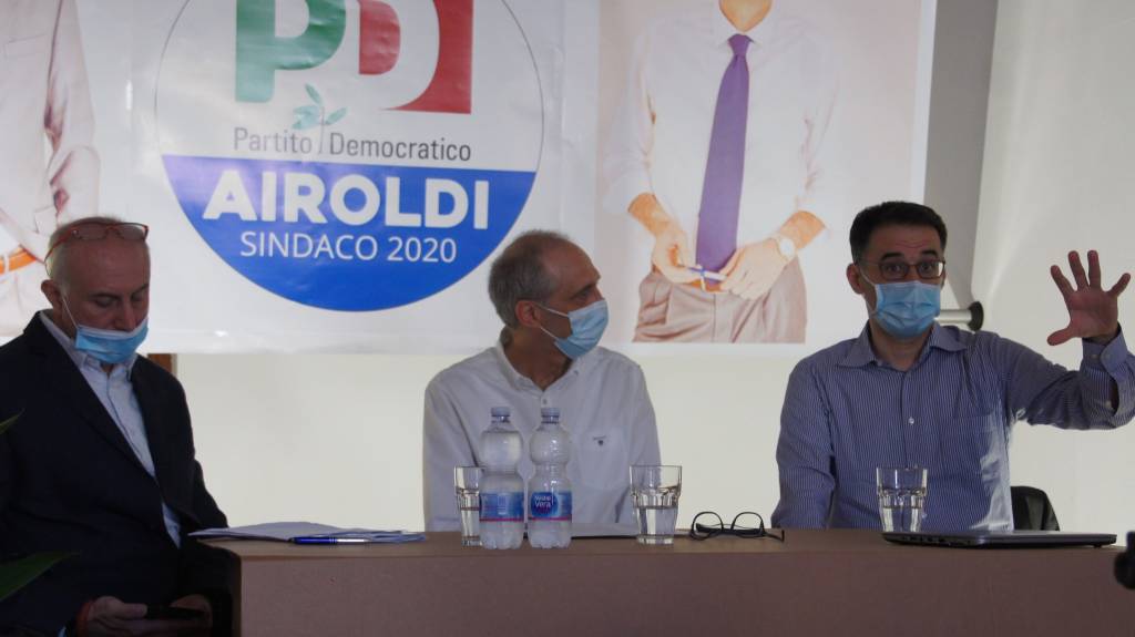 Conferenza stampa Augusto Airoldi Sindaco