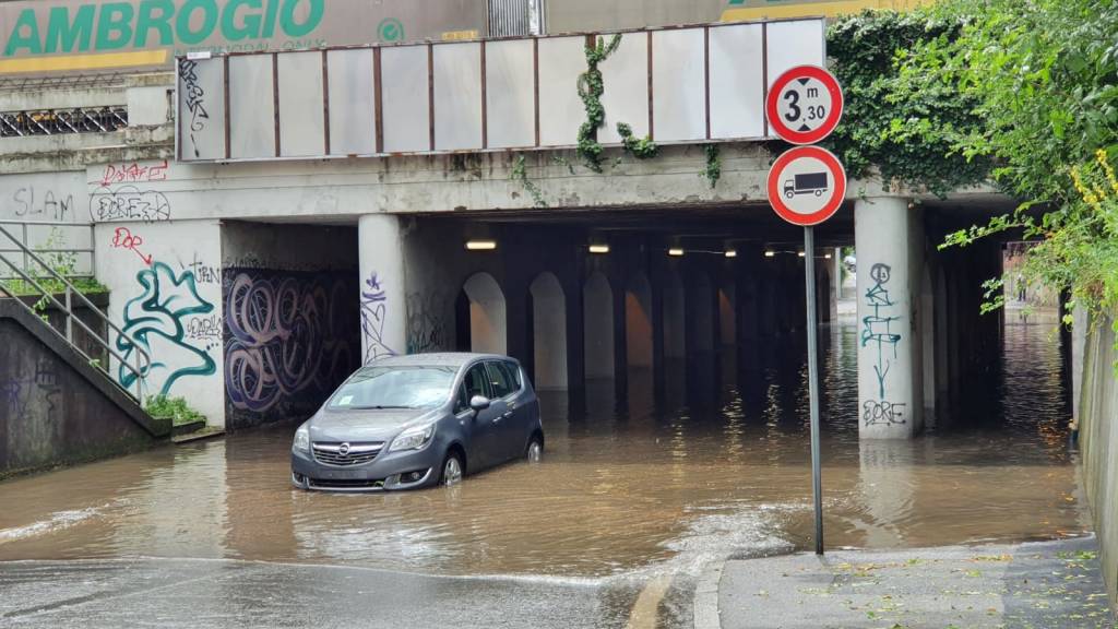 11 luglio grandine nel Gallaratese e in Valle Olona