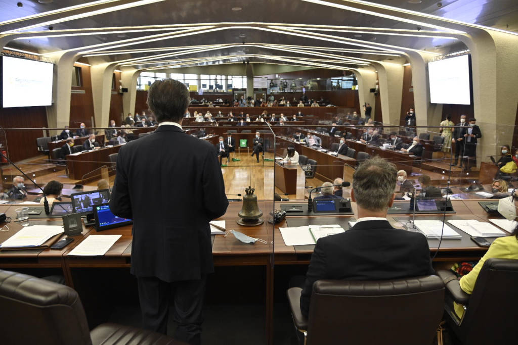 50° anniversario della nascita di Regione Lombardia: la cerimonia con i presidenti Fermi, Fontana e Bassetti