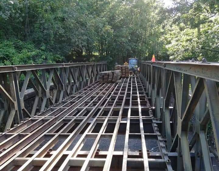 I genieri di Samarate ripristinano un ponte a Pontremoli