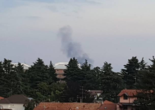 incendio busto arsizio