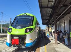 L'inaugurazione del treno Donizetti sulla tratta Milano-Luino