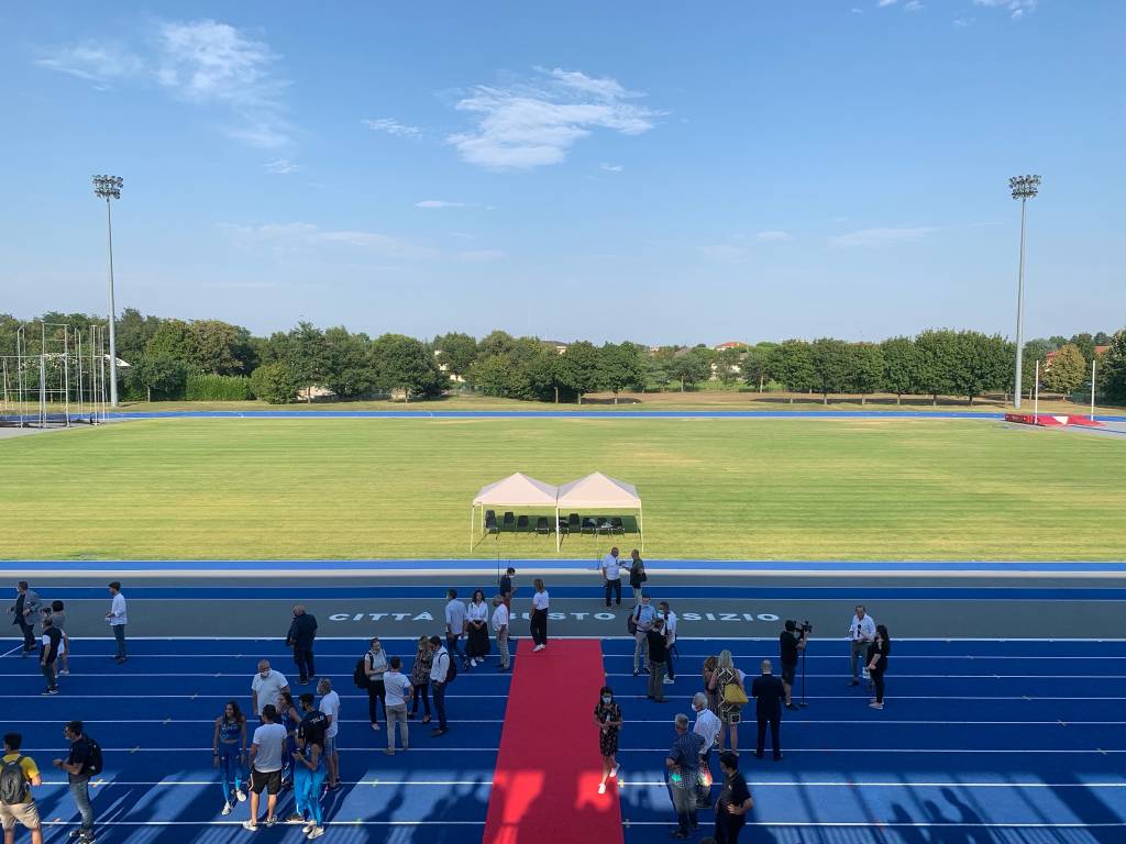 Lo stadio dell'atletica Angelo Borri di Busto Arsizio rimesso a nuovo