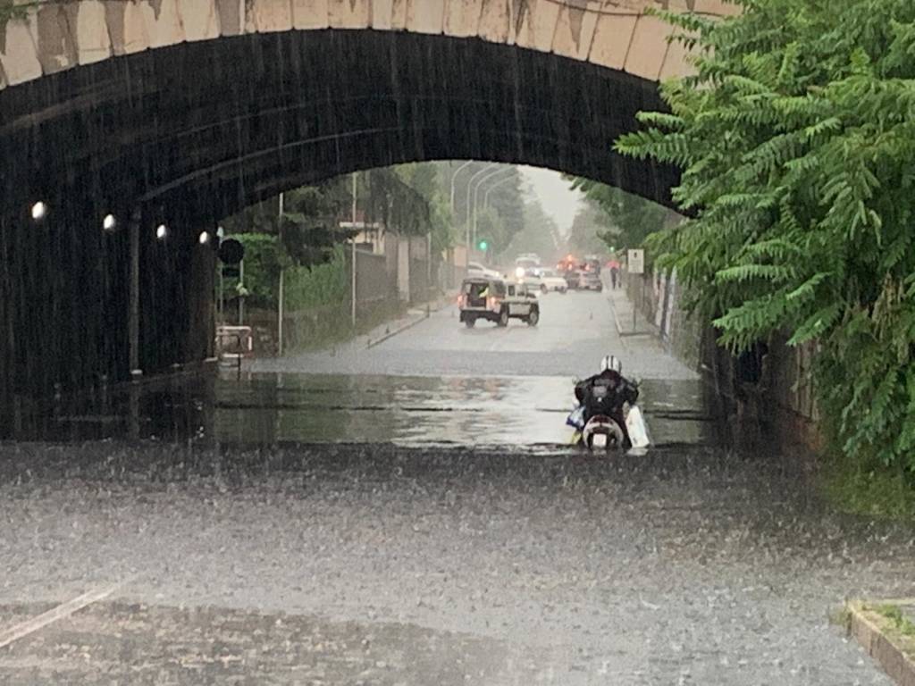 Sottopassi allagati a Busto Arsizio