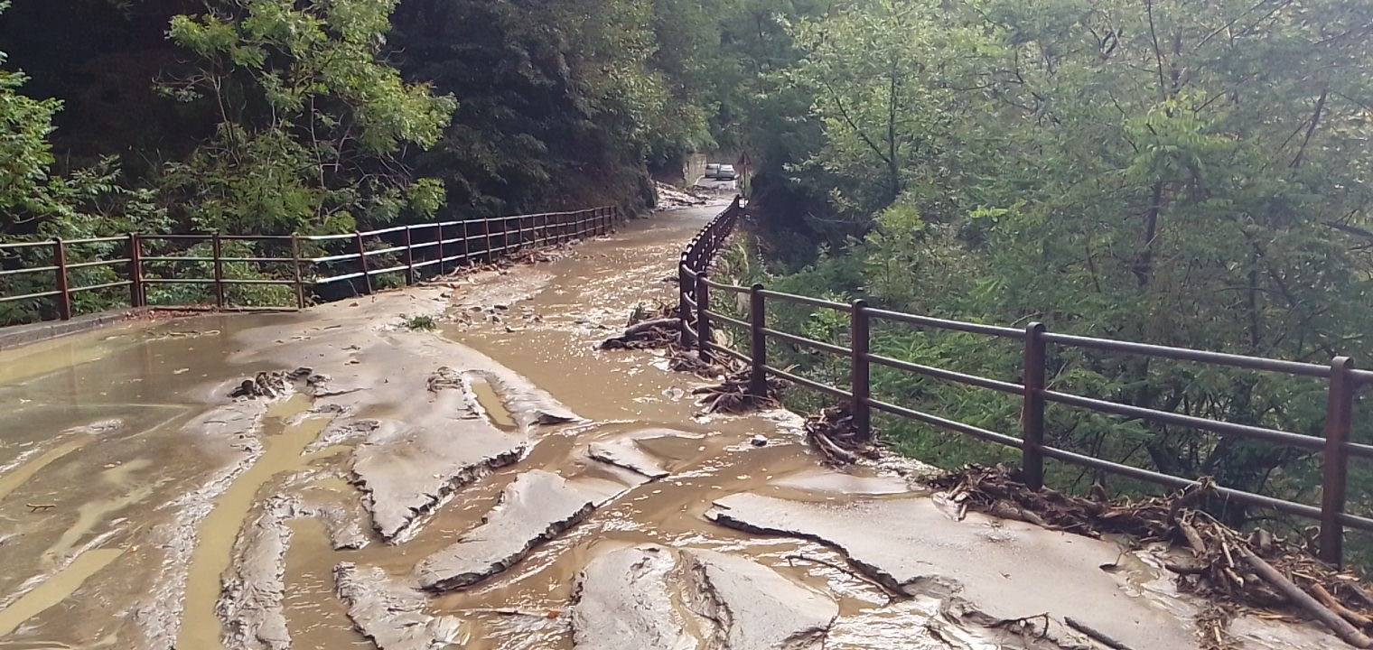 Maccagno, le foto delle zone alluvionate