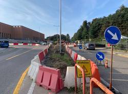 Rotonda via Gasparotto viale Europa cantiere 