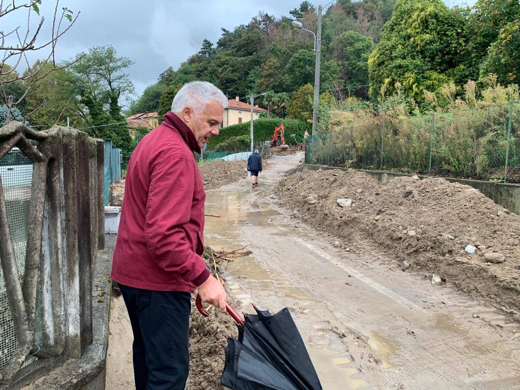 Alluvione a Luvinate, la situazione venerdì 25 settembre