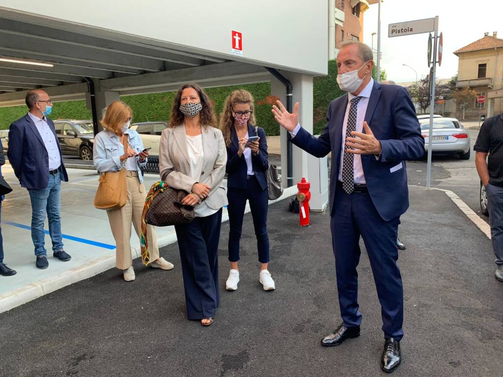 inaugurazione parcheggio multipiano busto arsizio 