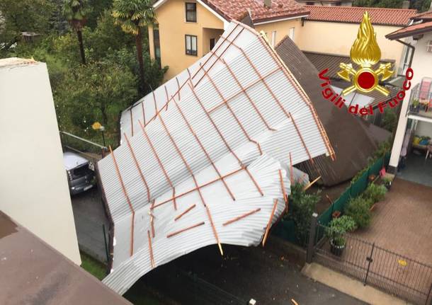 maltempo scuole scoperchiate castelseprio venegono inferiore