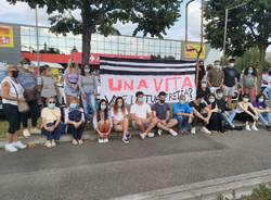 Manifestazione sul Sempione Legnano