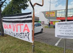 Manifestazione sul Sempione Legnano