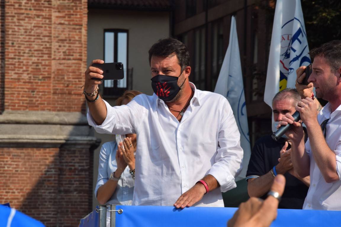 Matteo Salvini a Legnano