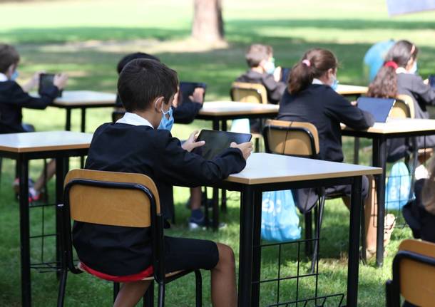 Lezione nel parco con Gianni Muciaccia e la tecnologia di Eolo