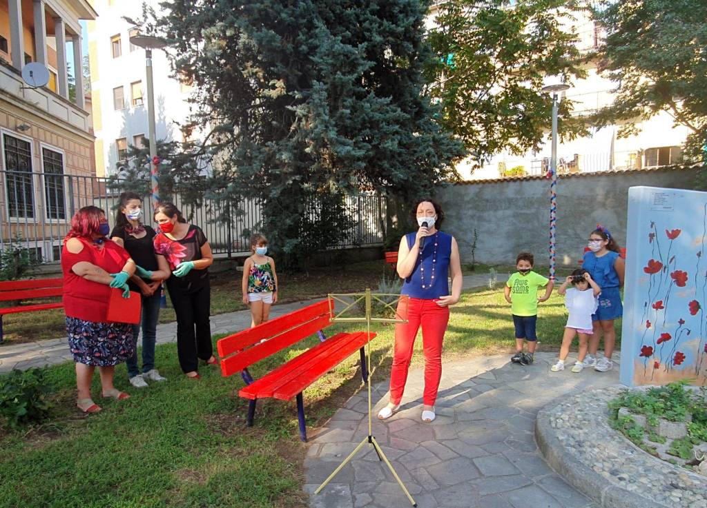 Taglio del nastro per il "Giardino delle Donne" a Rescaldina