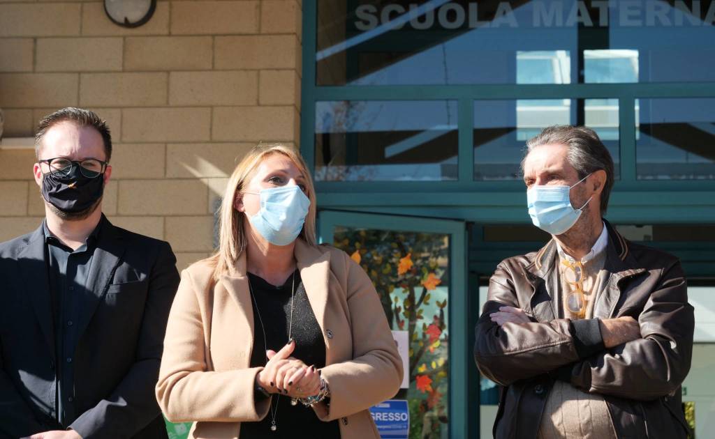 Fontana inaugurazione anno scolastico asilo di Bodio