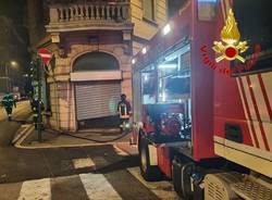 Incendio in Via Magenta a Varese 