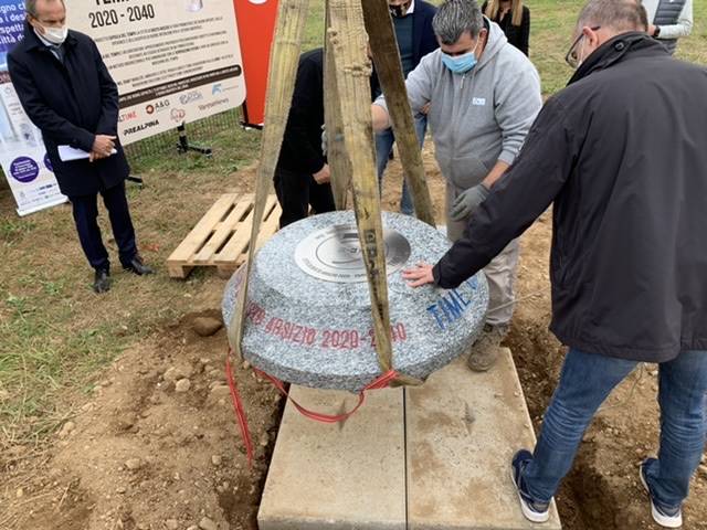 Interramento capsula del tempo busto arsizio