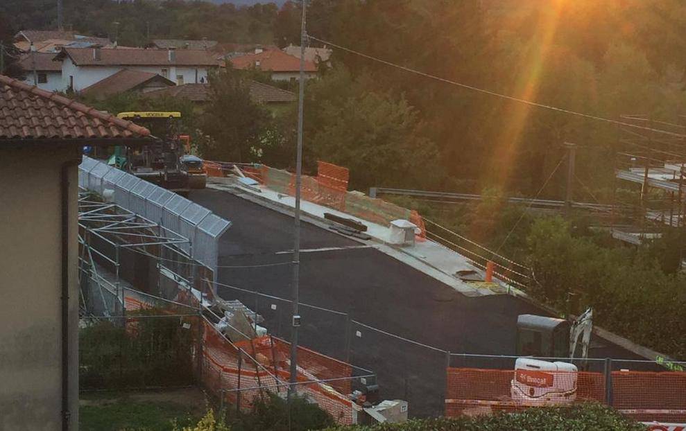 ponte di via Giordani a Varese: lavori in corso