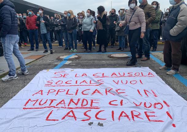 Protesta Airport Handling Malpensa