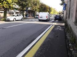 Marcapiede e pista ciclabile in viale Belforte