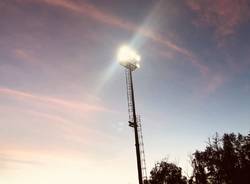 Nuova illuminazione a led per il centro sportivo di via Melzi a Rescaldina