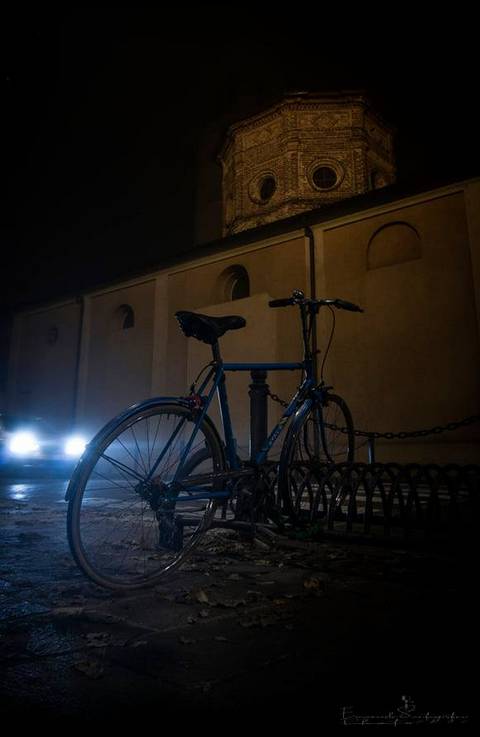 Saronno avvolta dalla nebbia (foto di Emanuele Santagostino)