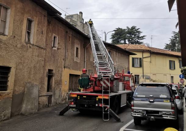 albizzate vigili del fuoco corte bassani