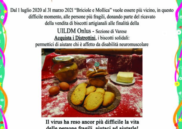 BISCOTTI SOLIDALI PER UILDM VARESE: I DISTROTTINI