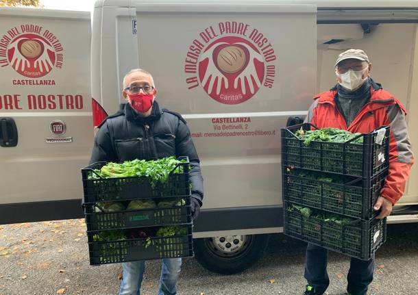 caritas raccolta alimentare busto arsizio castellanza marnate