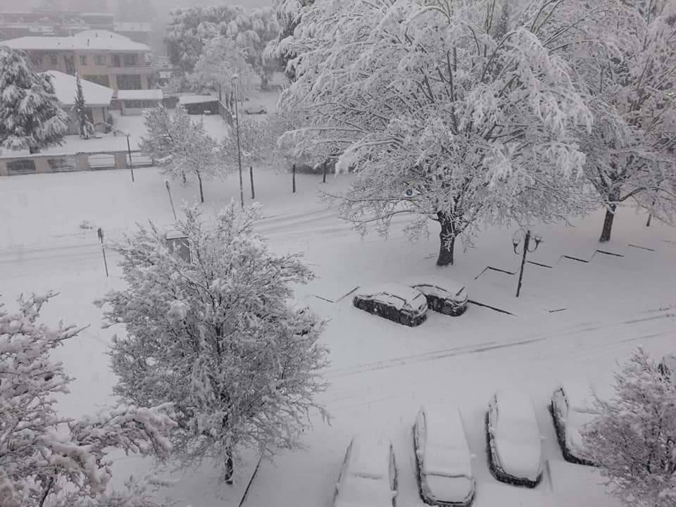 La neve imbianca i Comuni del Saronnese