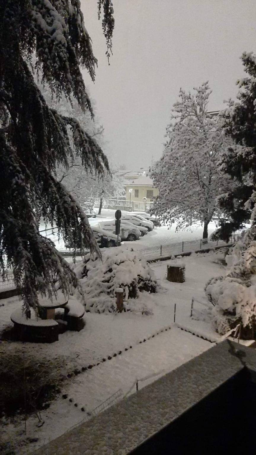 La neve imbianca i Comuni del Saronnese